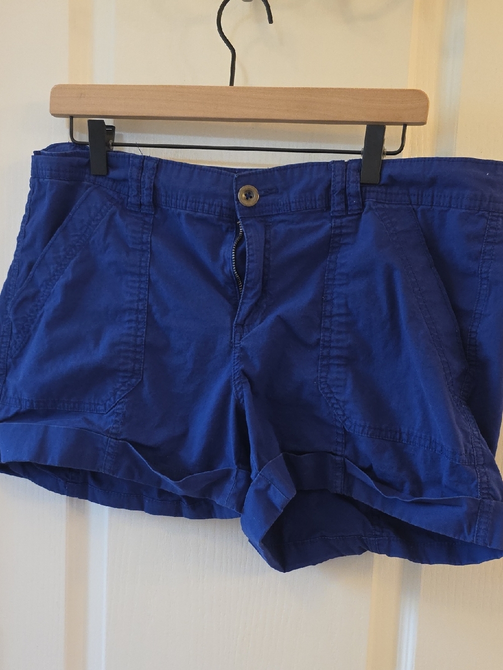 BOGO! 2 For 1! A.n.a Women's Royal Blue Cotton Cargo Shorts Size 14